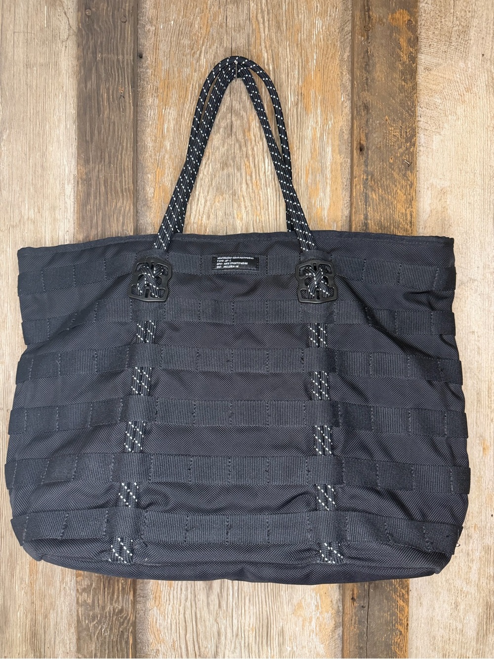 Nike Sportswear AF-1 RPM Utility Tote Laptop Bag  Black 14x19 in.